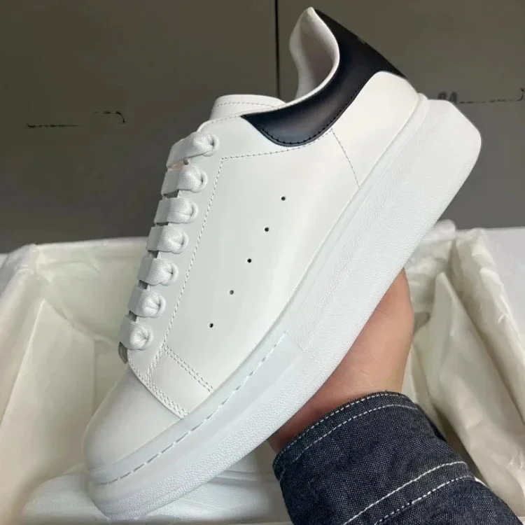 CR-H 7 2024 New Summer Breathable White Shoes Men's and Women's Increased Platform Casual Board Shoe