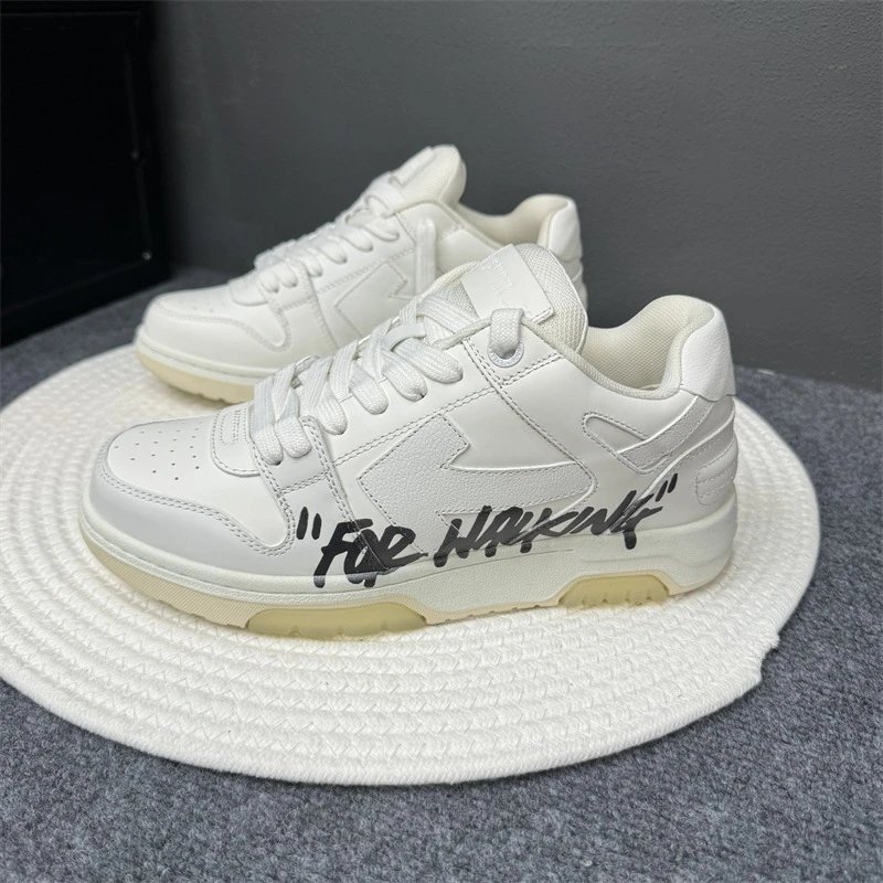 Summer Breathable Leather Colorblock Casual Sneakers Women's Thick Sole