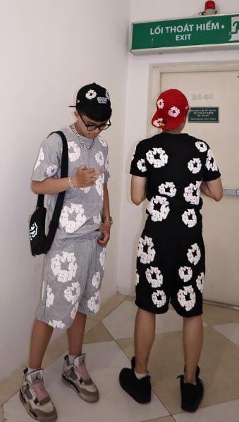 Spring and summer loose short sleeve T-shirt short sleeve suit 005