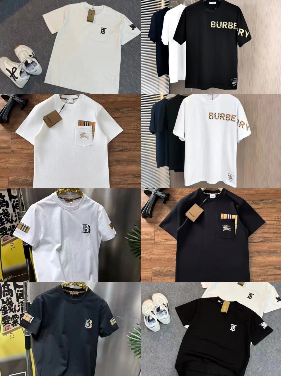 Burberry t-shirts/sh
