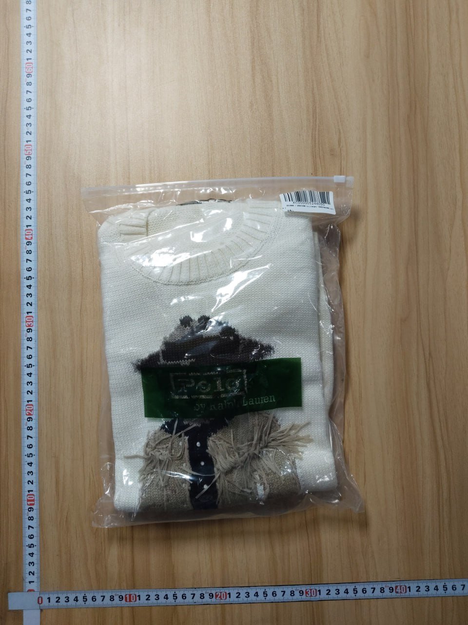  Ralph Lauren Sweater Cotton Bear Embroidered Long Sleeve Sweater CY