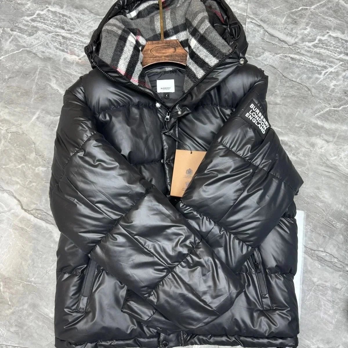 Burberry Nylon Puffer Jacket  high quality