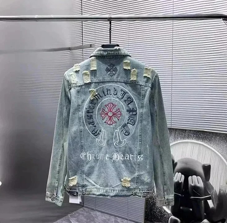 Chrome Hearts Denim jacket high quality Denim coat