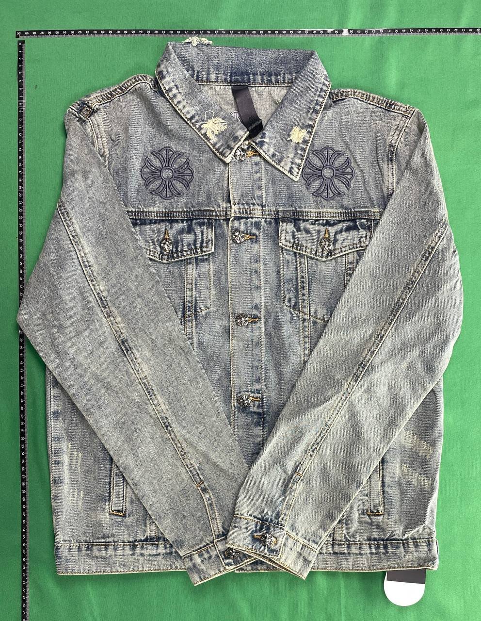 Chrome Hearts Denim jacket high quality Denim coat