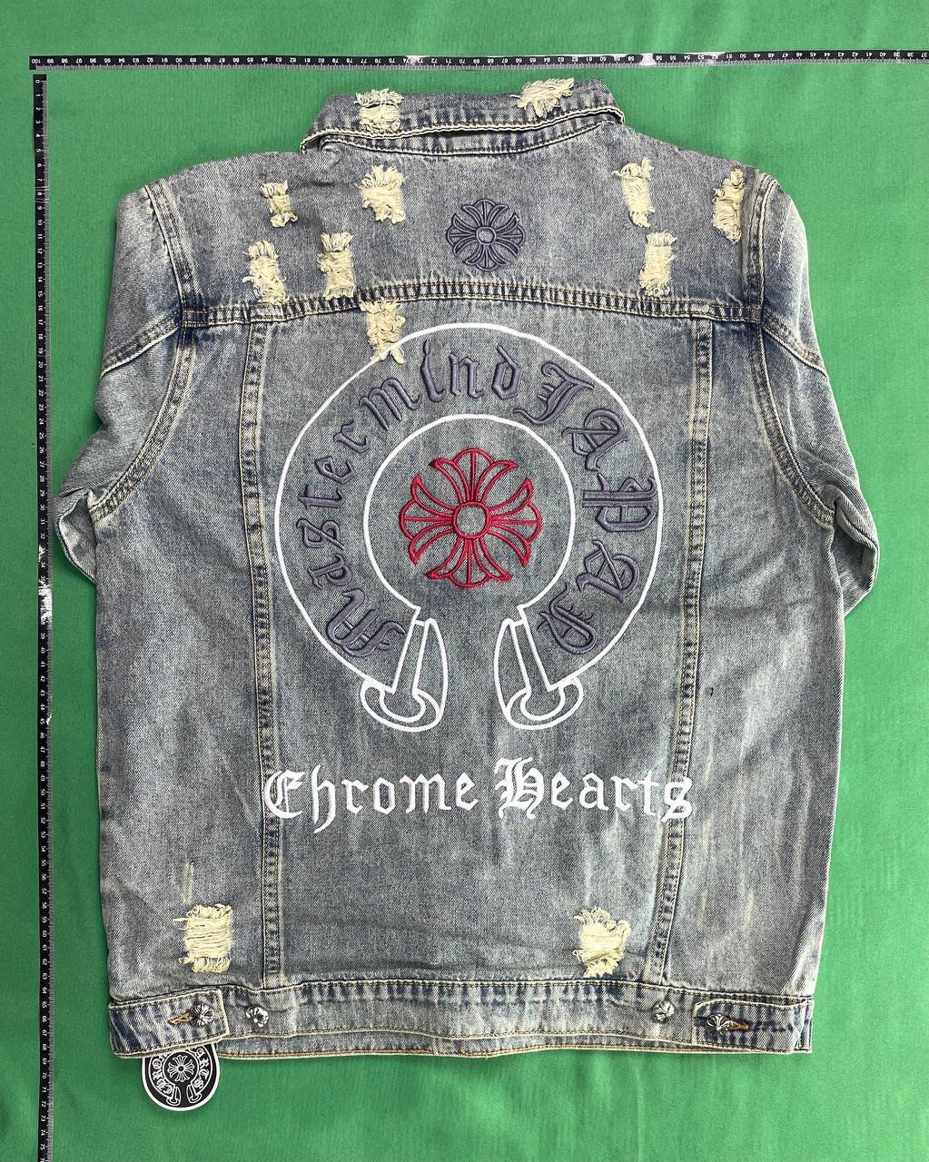 Chrome Hearts Denim jacket high quality Denim coat