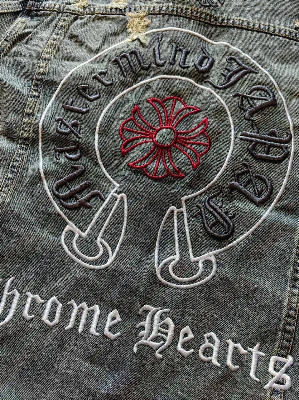Chrome Hearts Denim jacket high quality Denim coat
