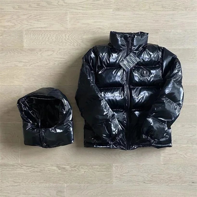 trapstar down jacket Men detachable jacket quality Shiny original Drill d41