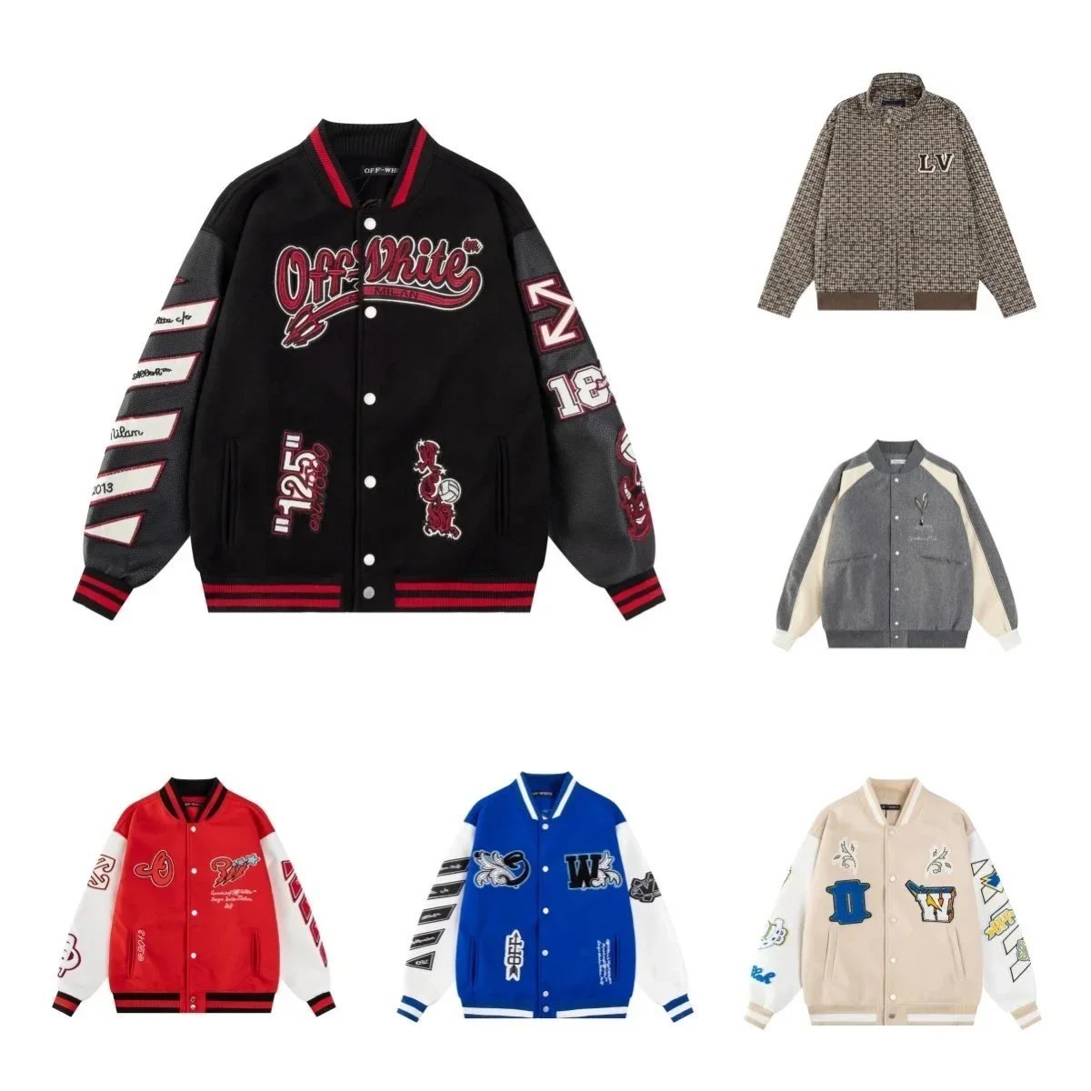 Chrome Hearts Baseball Jersey Jacket New fashion Joker coat 011