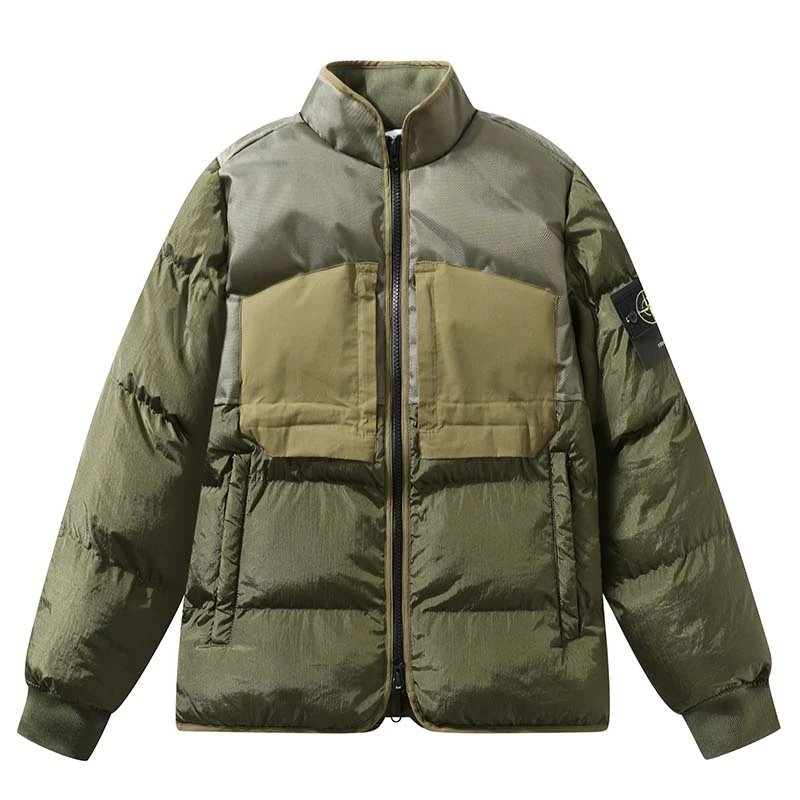  Stone Island Cotton Jacket Nylon pearlescent cotton coat