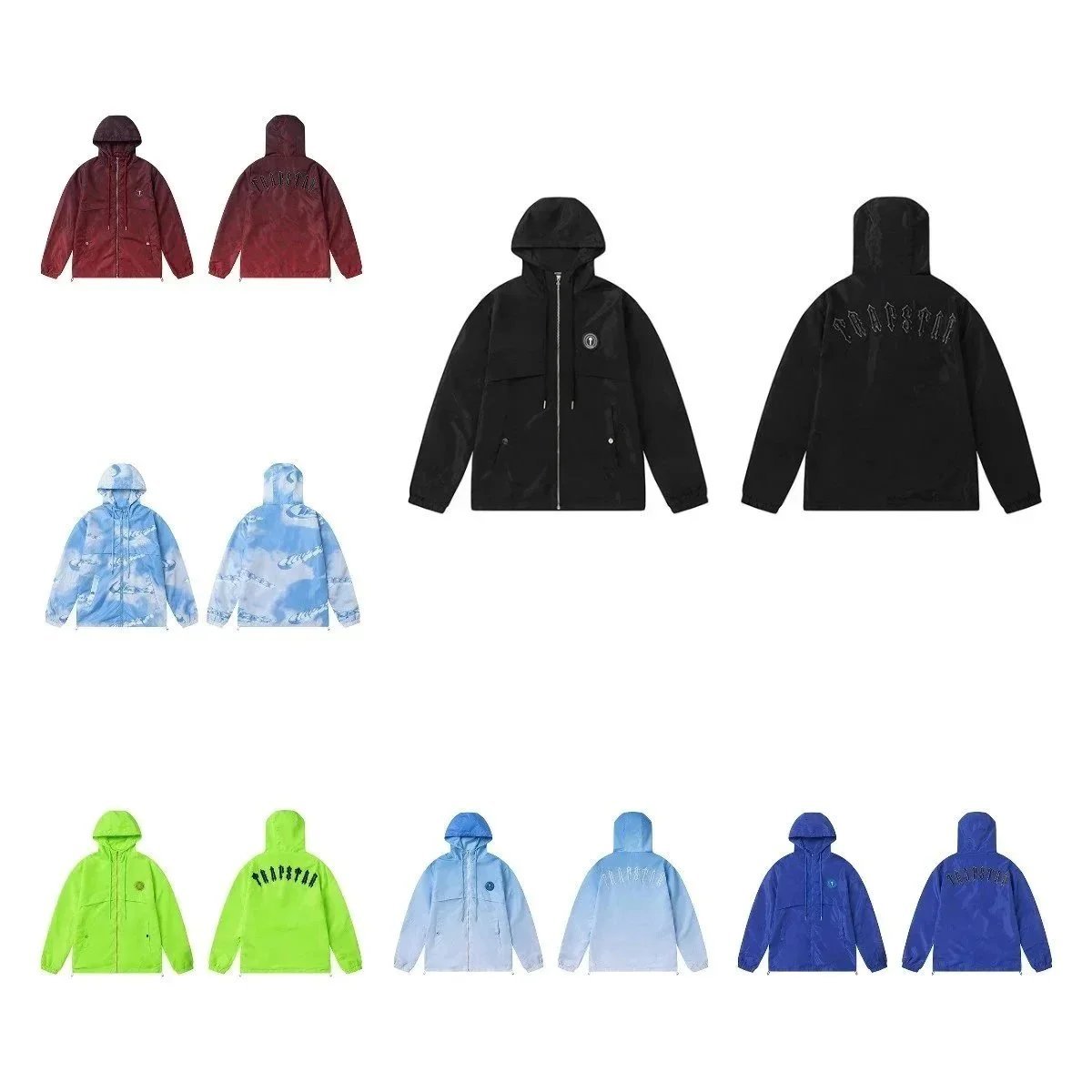 Trapstar Hoodie Jacket Autumn and Winter All-match Warm Fashion Loose Charge Clothes 001