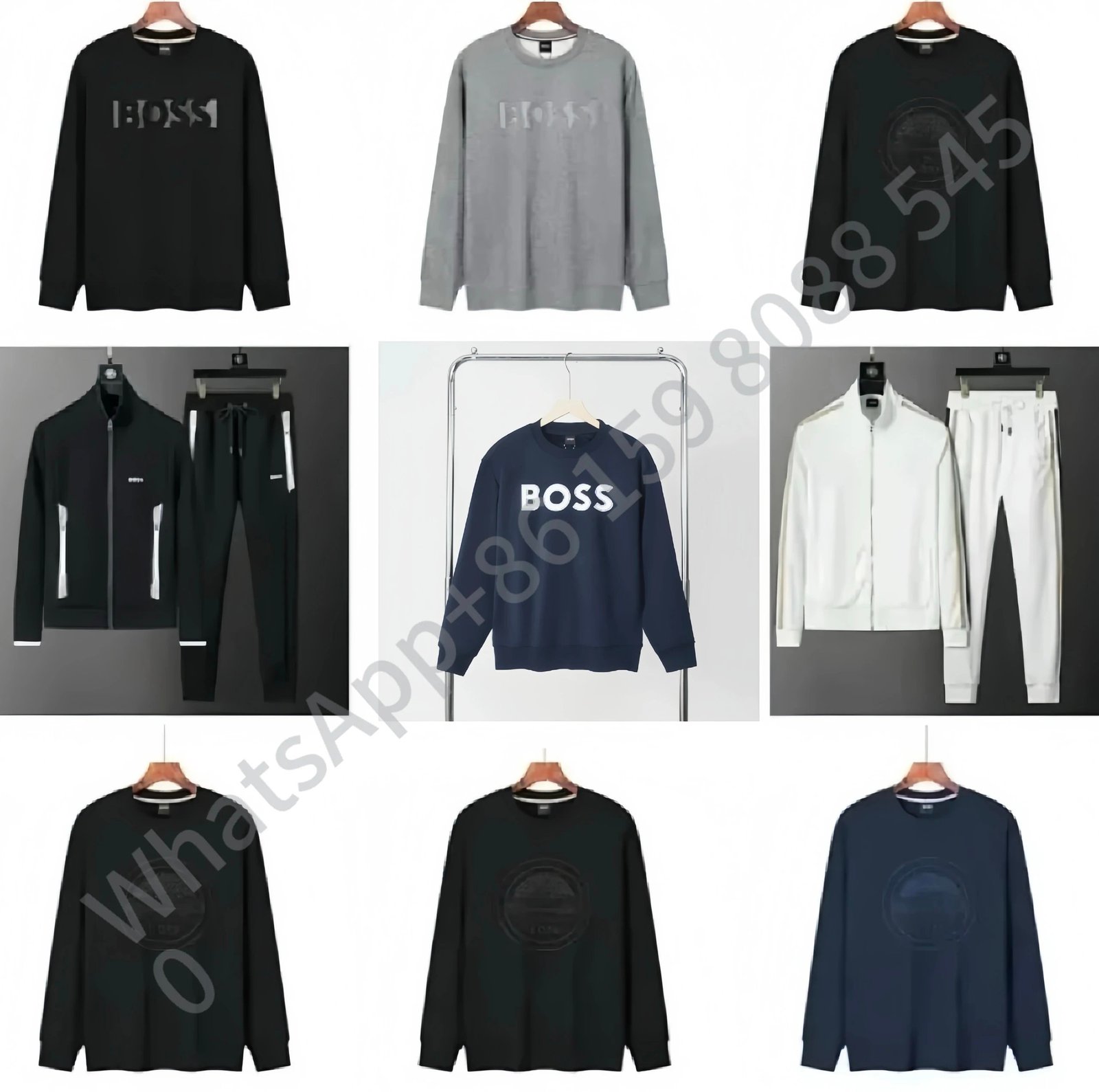 Boss T-shirt & Sweatshirt Jacket Suit YT09TOP quality leisure sports fashion suit