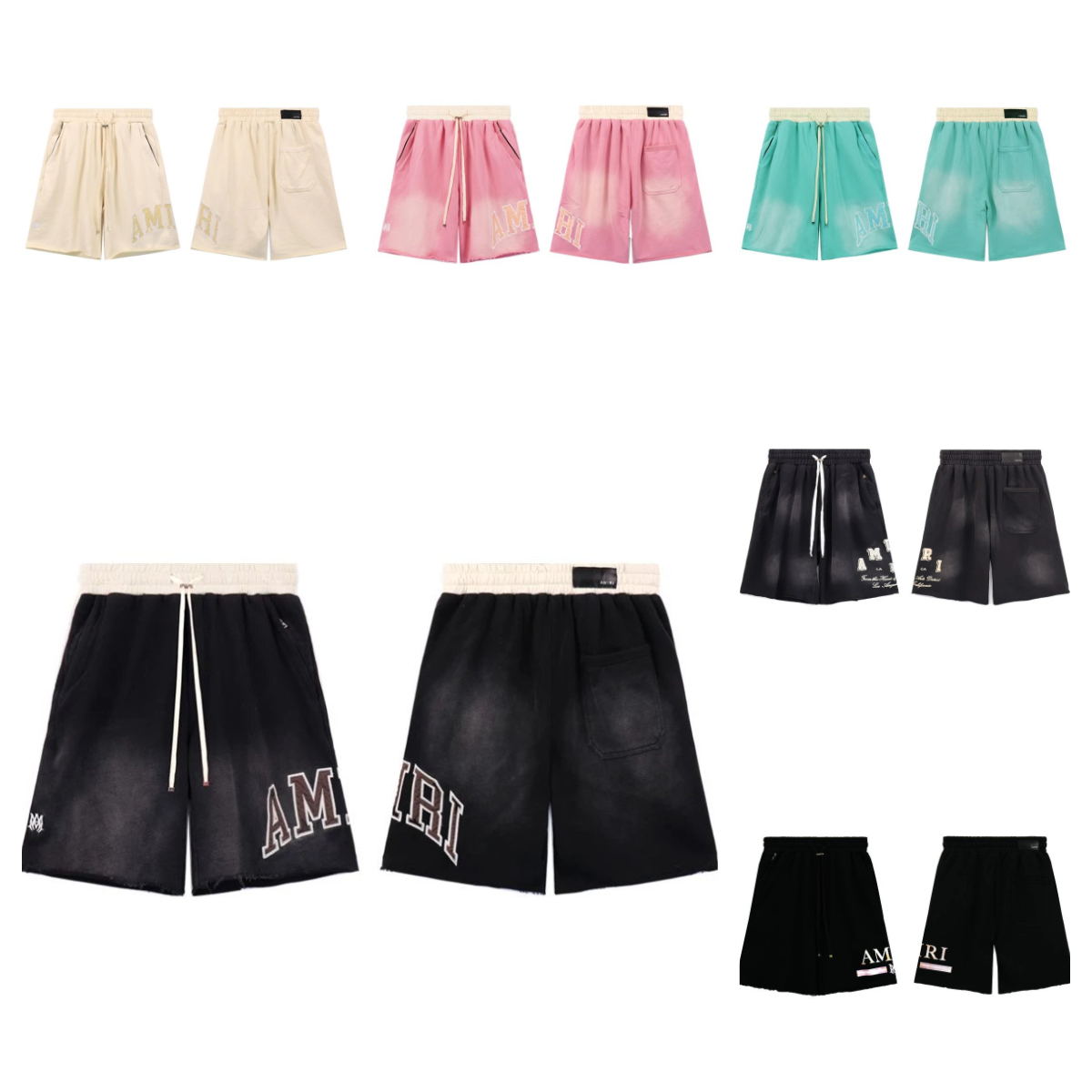 AMIRI Shorts Pants  New Fashion Joker Shorts 008