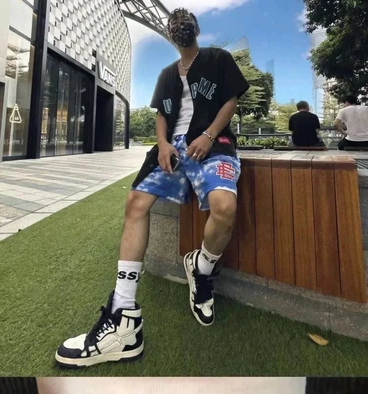 EE shorts SXFD TOP EE Sweatpants Mesh Drawstring American Shorts