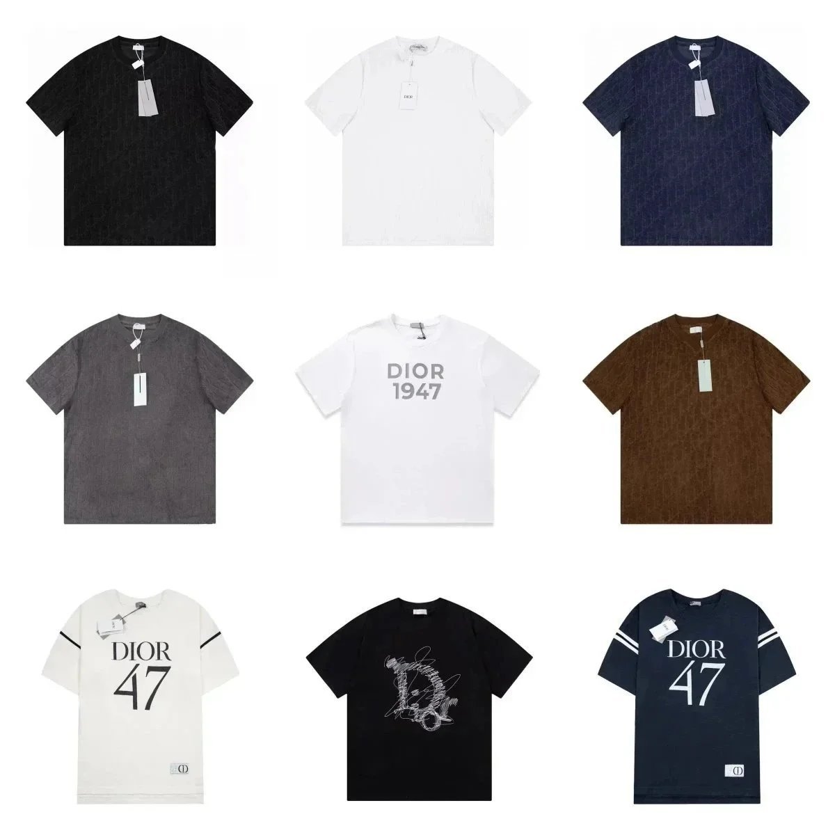 Dior Tee Shorts Fashion trend Joker T-shirt 006cnbuyvip.com