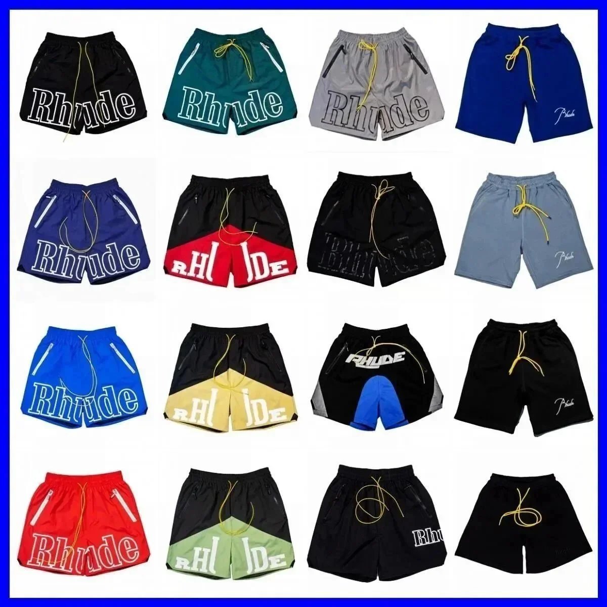 Rhude Shorts  （40style ）Trendy Joker Shorts 07findsspreadsheet.com