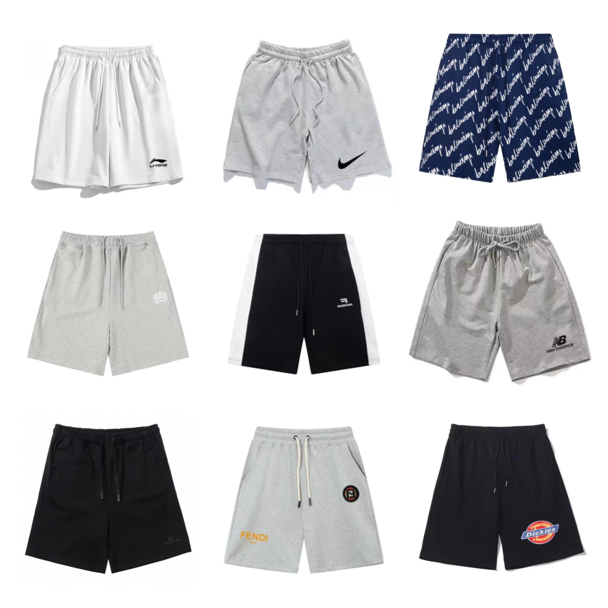  Balenciaga shorts  (40 style) Summer fashion casual Joker shorts 005