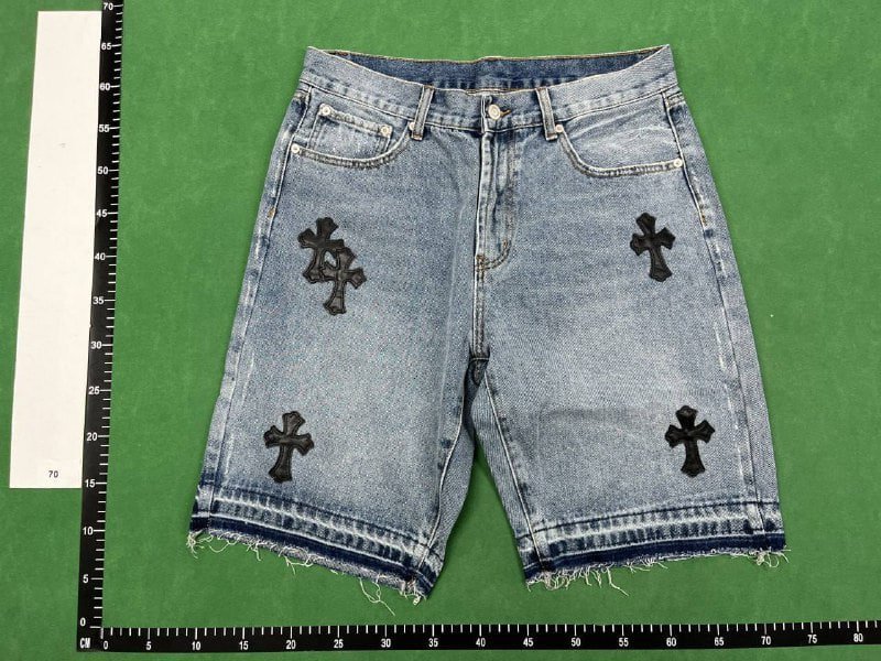 Chrome hearts denim shorts  (25 CP)Classic hot style washed distressed jeanscnbuyvip.comcnbuyvip.com