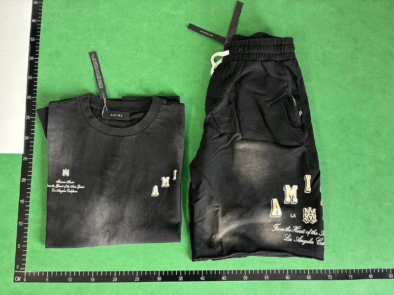 AMIRI T-shirt  & Shorts Suit 59cnbuyvip.com