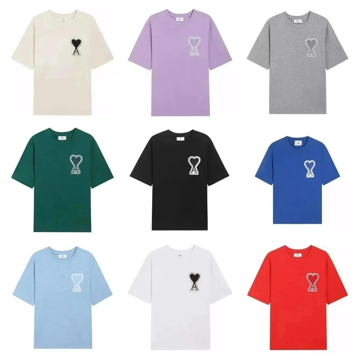 amiparis ss21 short sleeve EE03 high quality T-Shirt cnbuyvip.com