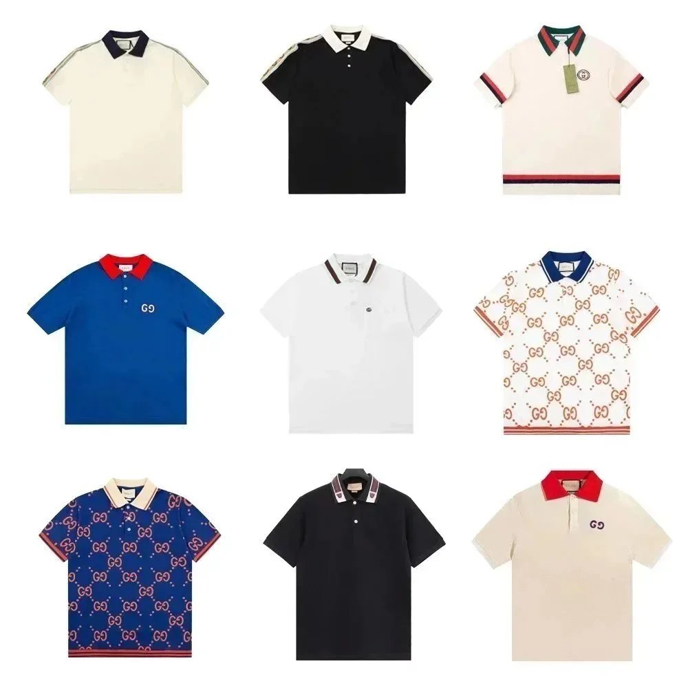 Gucci Polo T-shirt TEE  New Fashion All-Match Trend Short Sleeve 016