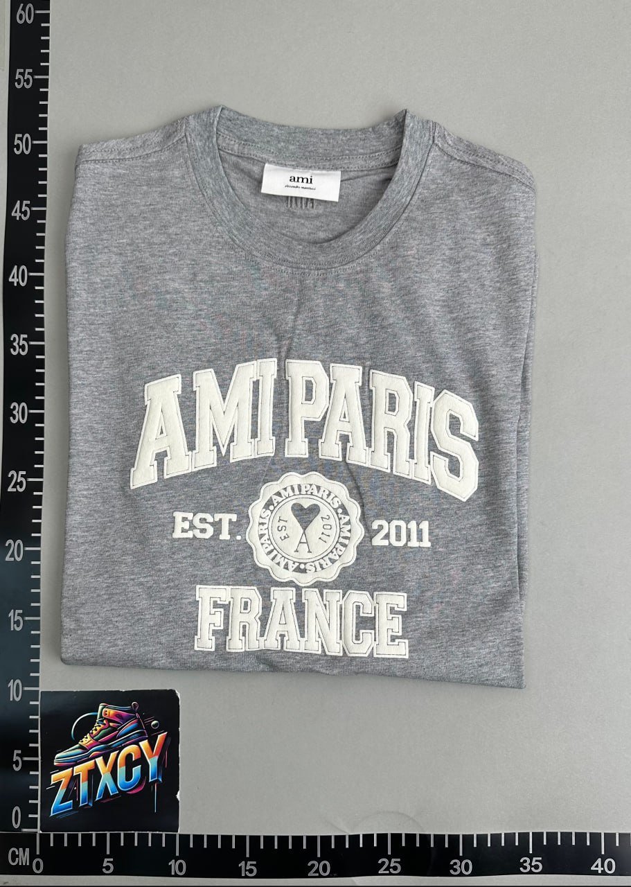 Ami T-shirt  2025 New All-Match Short Sleeve CY