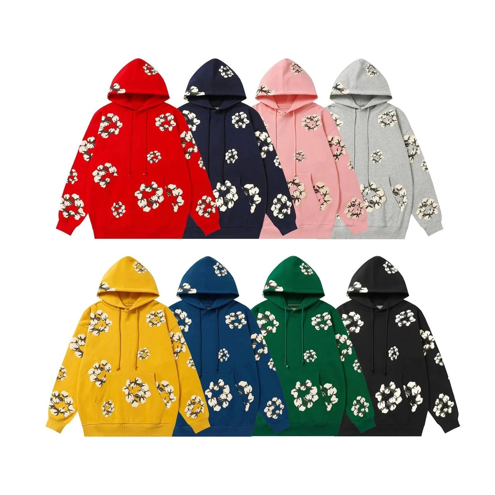 DENIM TEARS HOODIE suit High quality hooded sweater pants suit DT