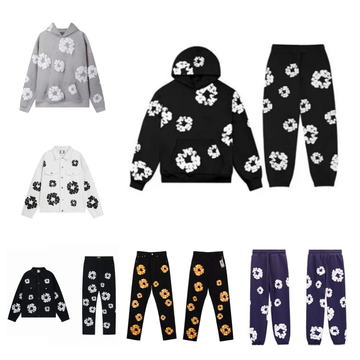 Denim Tears Suits/Hoodie/Pants（40+ Styles）high quality suit DTC005