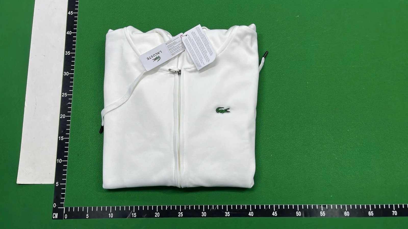 LACOSTE HOODIE Sweater Solid Color Embroidered Cardigan Thin