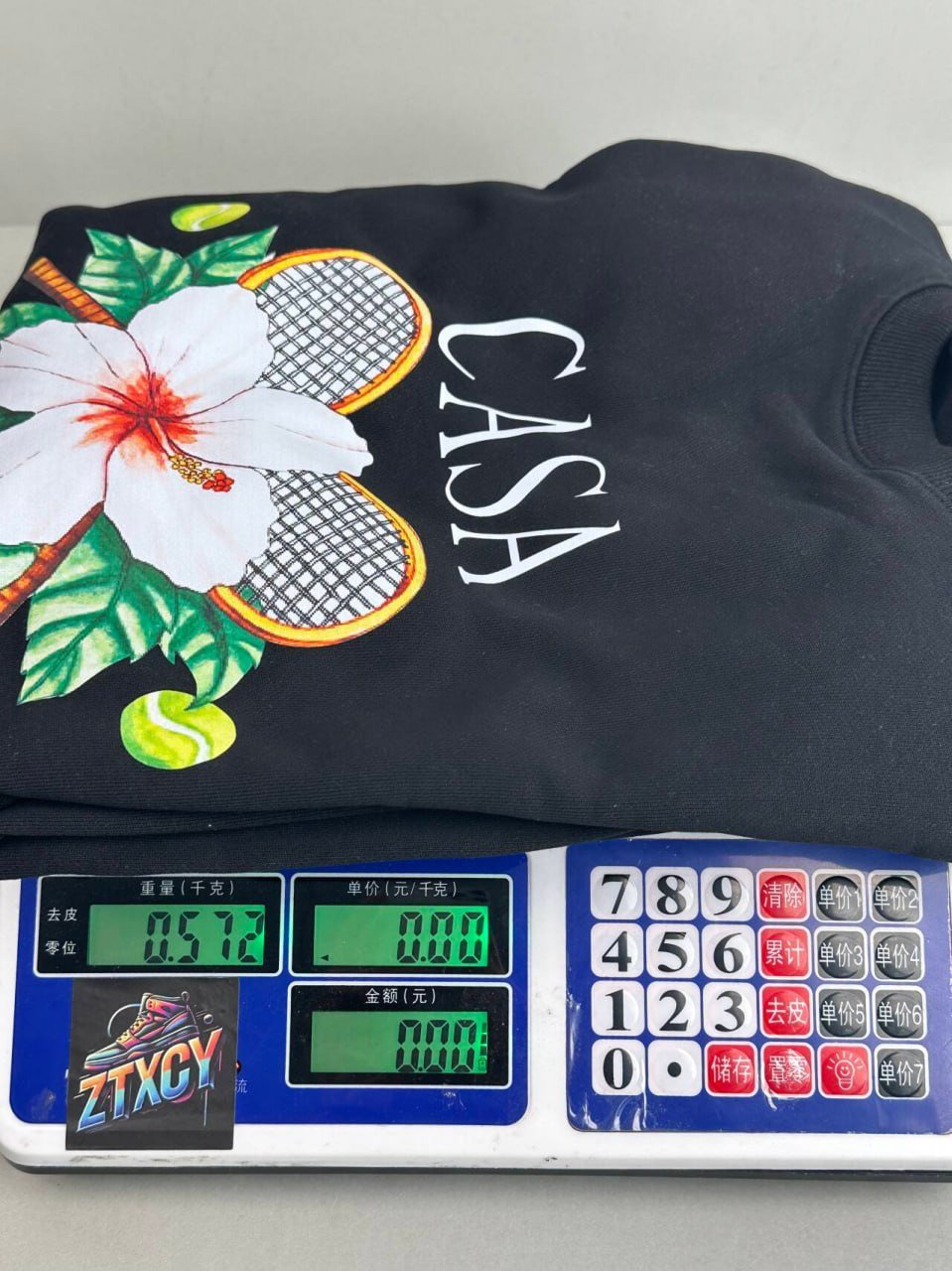 Casablanca  hoodie 2024 autumn and winter new sweater printed men's and women's cotton loose sweater CY