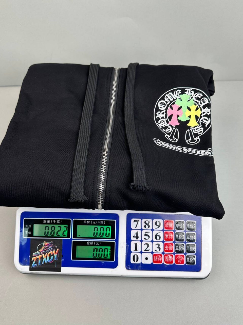 Chrome Hearts  hoodie Cross Hooded Zip Coat EN