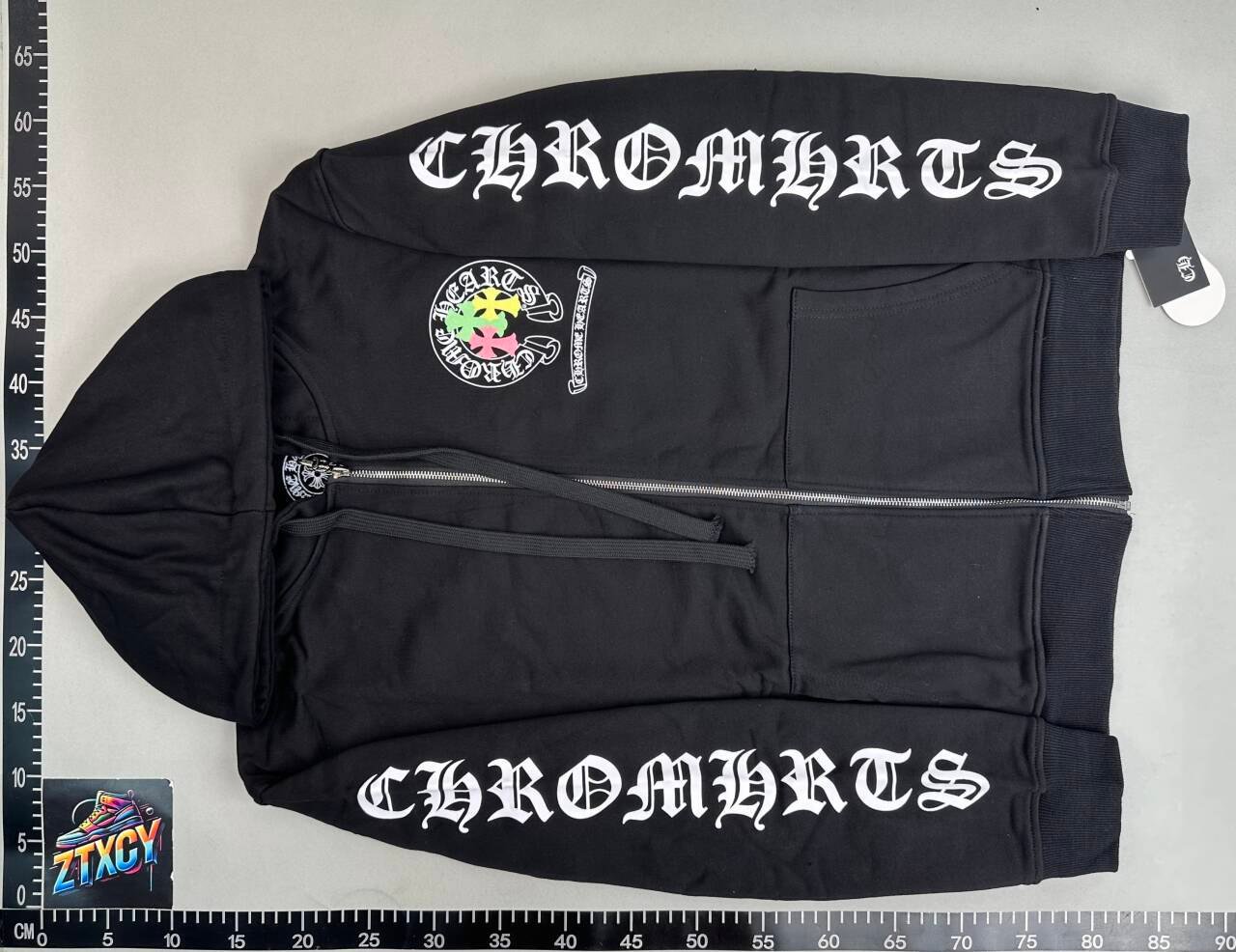 Chrome Hearts  hoodie Cross Hooded Zip Coat EN
