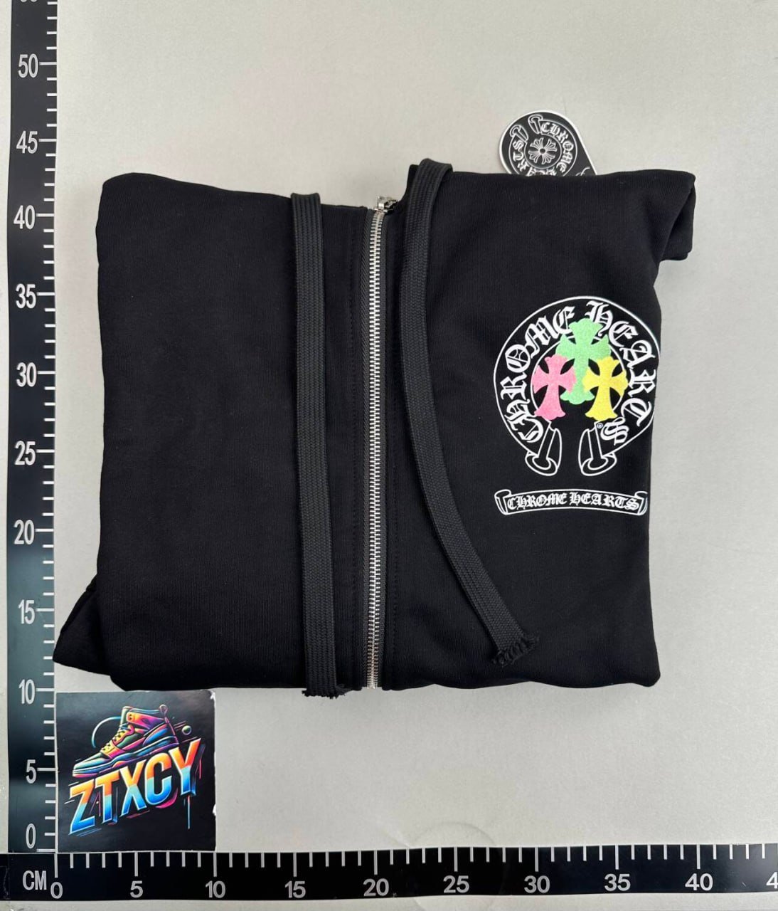 Chrome Hearts  hoodie Cross Hooded Zip Coat EN