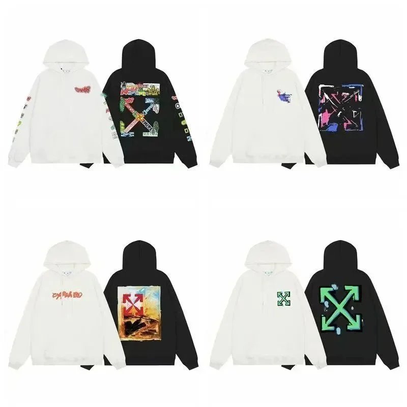 Off-White Hoodie high quality autumn and winter casual hooded vests O * W