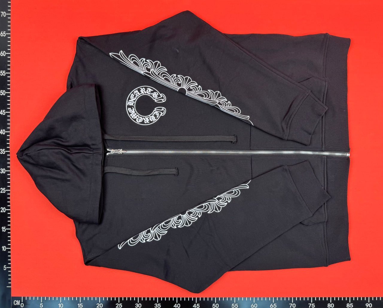 Produit Chrome Hearts hoodie (30+ style)GY05 Cross Hooded Zip Coat