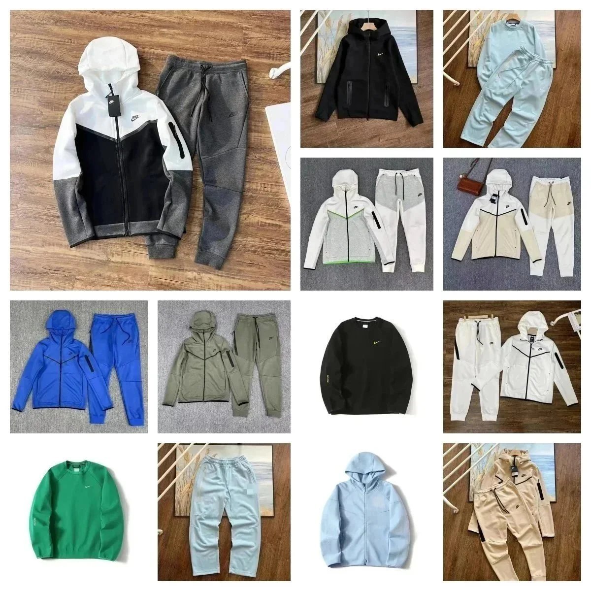  Nike Hoodies & Sweatpants TC04TOP quality Sports suit Wear Pants Classic 86 180 3039 0121