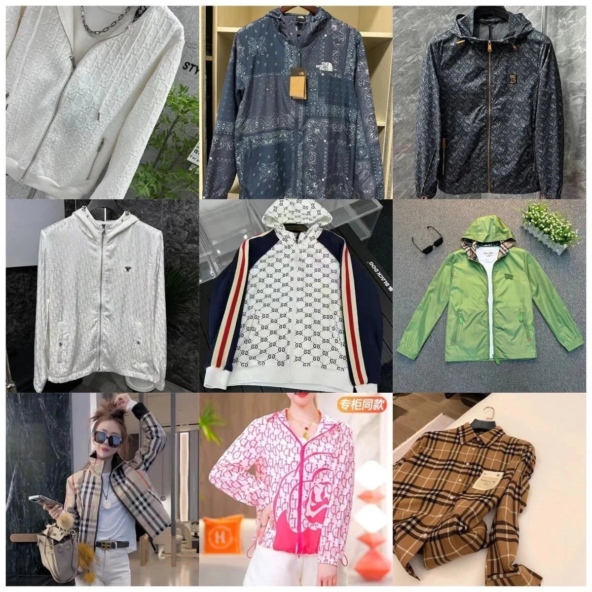 Burberry Moncler Prada Dior  Hoodie Jackets SH2q high quality Fashion Jacket