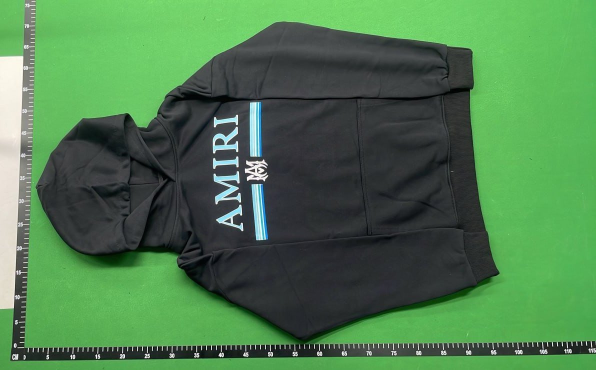 AMIRI Hoodie JL10 Classic Letter Printed Hooded Sweatshirt for Men and Women Autumn and Winter