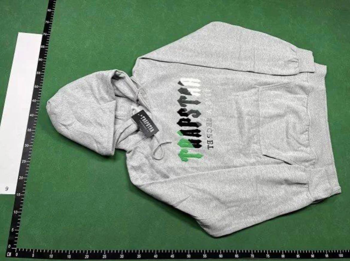 Trapstar Hoodie HF017TOP Embroidered suit fleece-lined Hooded Sweat Foot-up Sports Casual Long Guard Pants