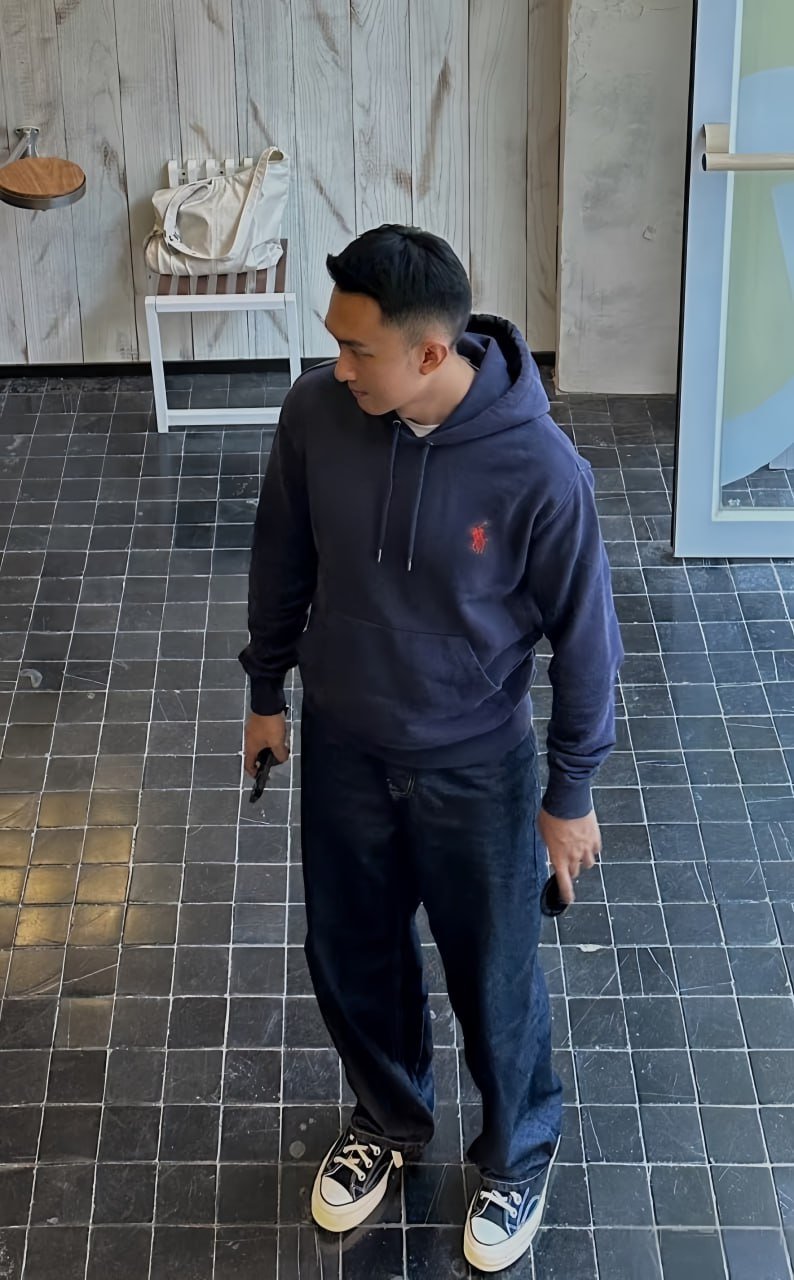 Ralph Lauren Hoodie Autumn and winter casual fashion hooded sweater pants down jacket 001