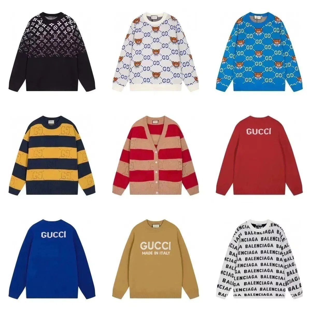 Dior Gucci Sweater Fashion trend all-match sweater 006