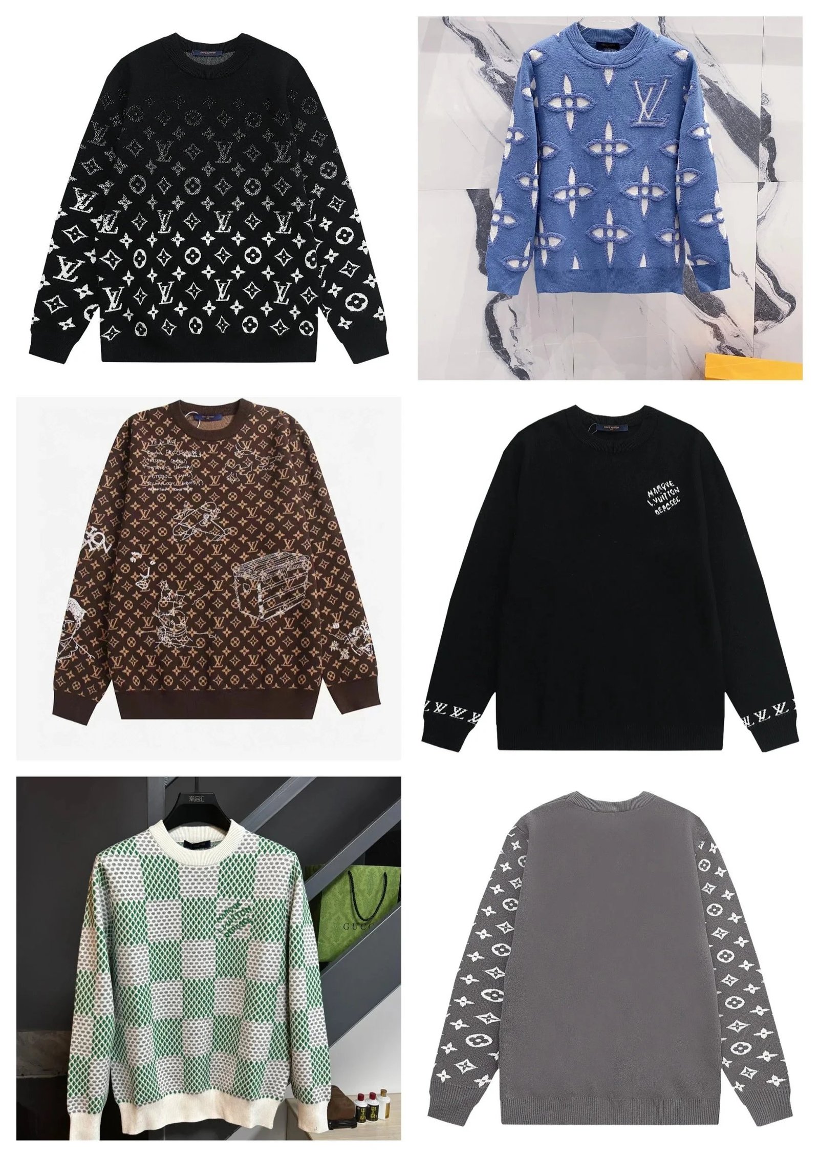 LV sweater [40 Styles]Knitted Sweater/Sweater
