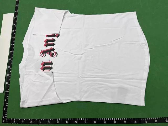 Angel Palm T-shirt  Correct version polm angel back foam letter print round neck short sleeve cross border in stock T-shirt cnbuyvip.com