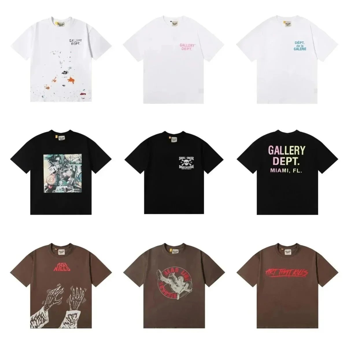   Gallery Dept  T-shirts (40 STYLE TOP)ZW1 Fashion short sleeve