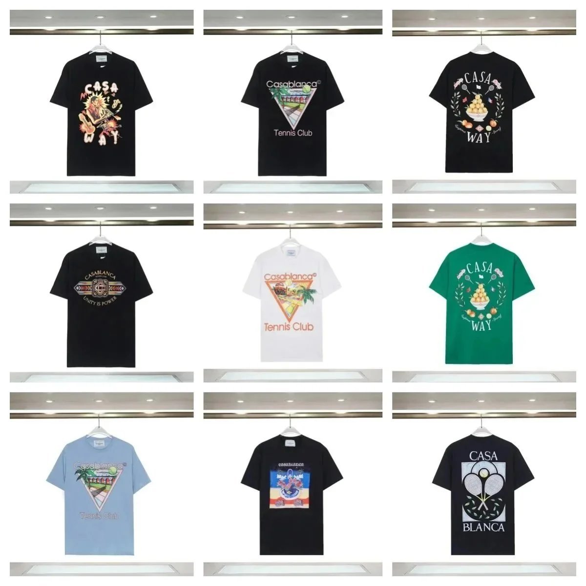 Casablanca T-shirts Trend casual T-shirt W2C024