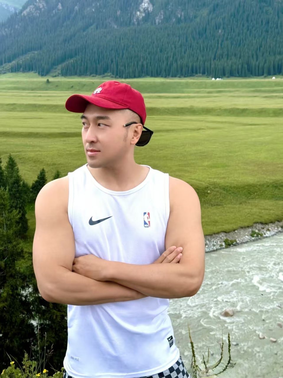 Nike training wear T-shirt vest  shorts suit set AXDJXJXPCS fashion short sleeve DS