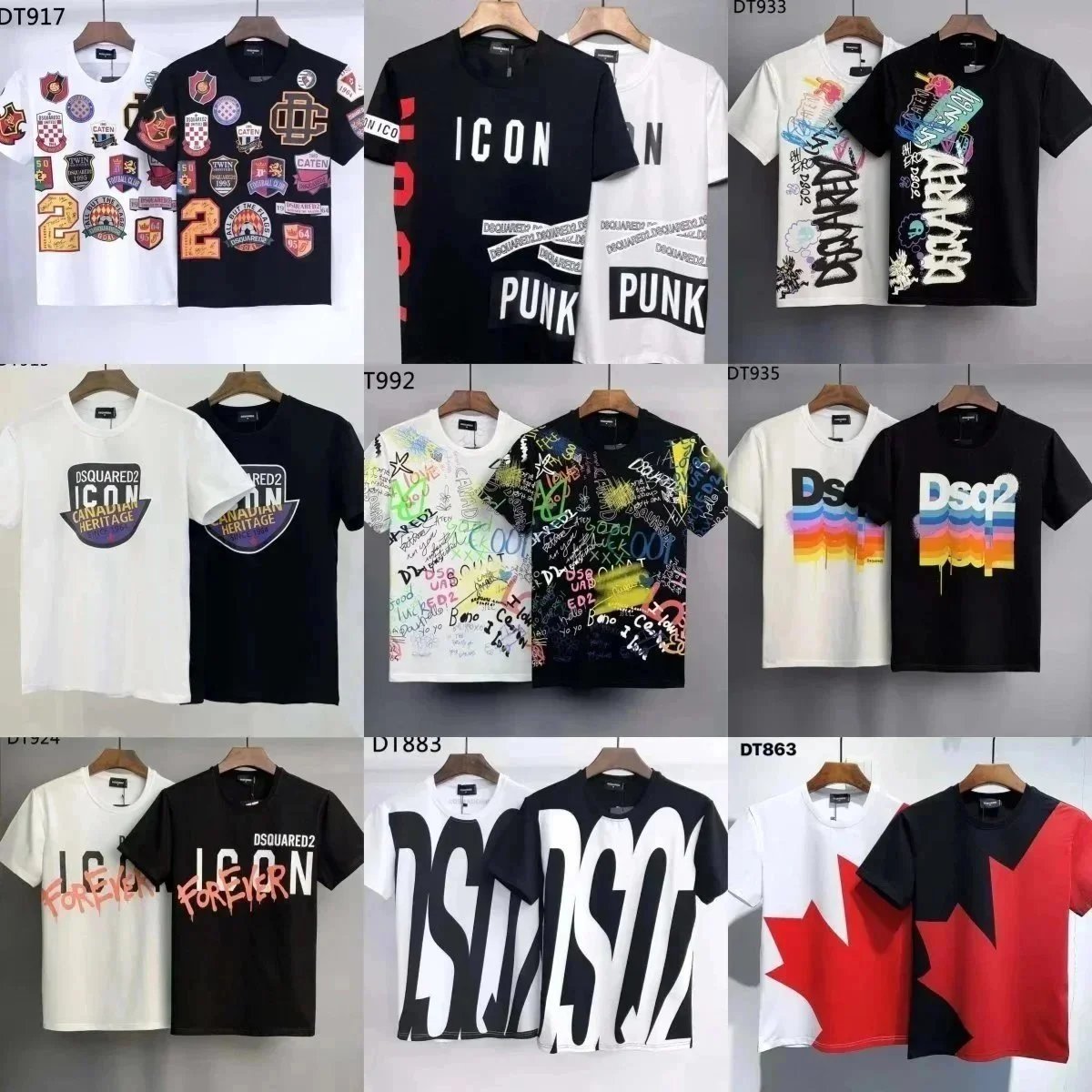  ICON T-shirt new casual fashion loose short sleeve comfortable cool cnbuyvip.com