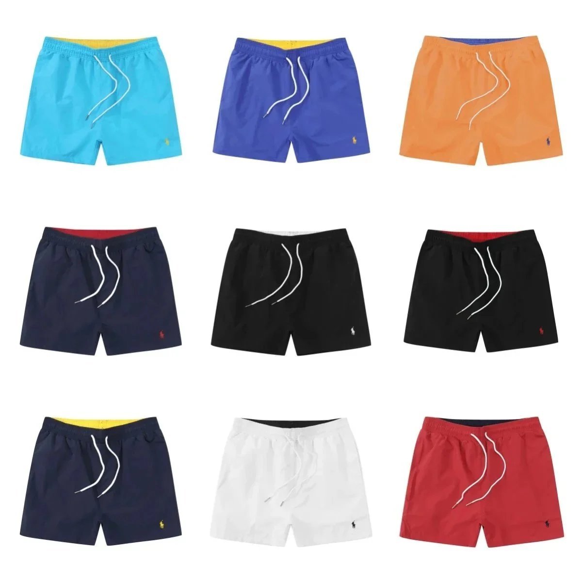 Ralph Lauren Beach Shorts Embroidered Surf Beach Pants