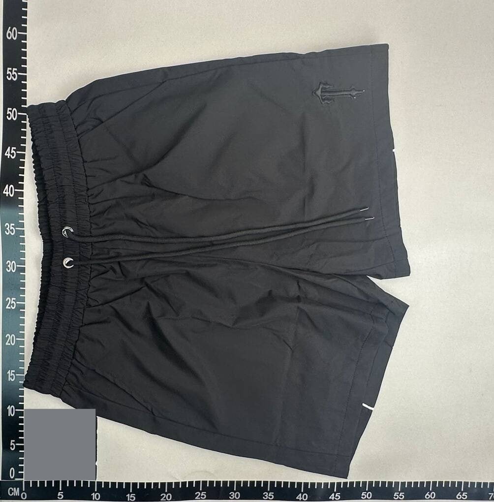 Trapstar shorts Letter Stitching Contrast Drawstring Shorts