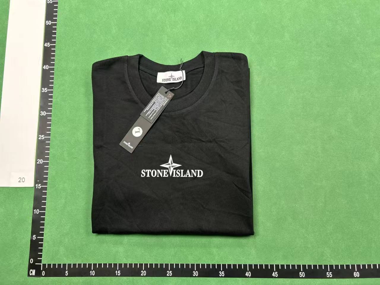 Stone Island t-shirt(30+)   American-style stone disc printed short-sleeved T-shirt for men and women