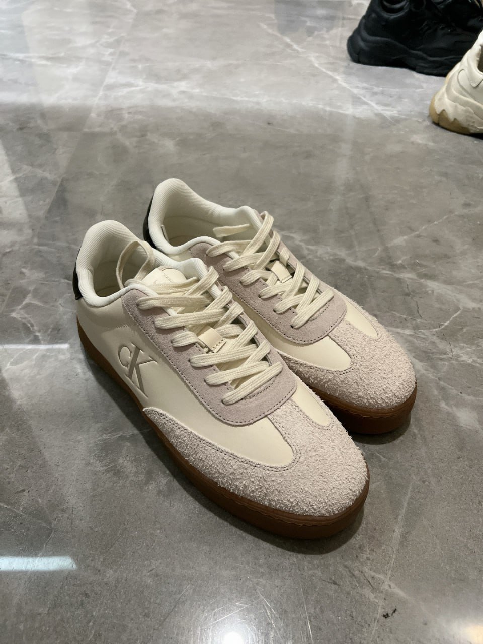 CKJ CALVIN KLEIN JEANS Shoes   JL10 new high-end letter overprint stitching casual men's shoes